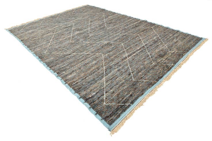 Detail image of 8' 9 x 12' 7 Hand Knotted Moroccan Wool Rug