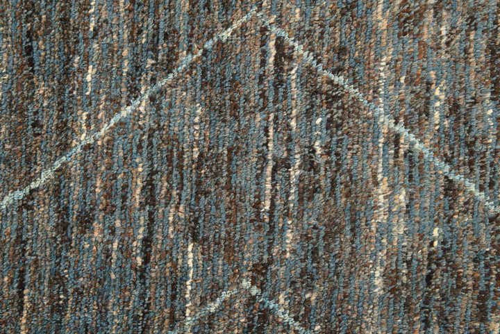 8' 9 x 12' 7 Hand Knotted Moroccan Wool Rug