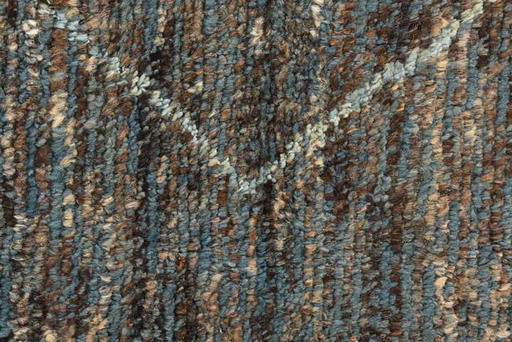8' 9 x 12' 7 Hand Knotted Moroccan Wool Rug