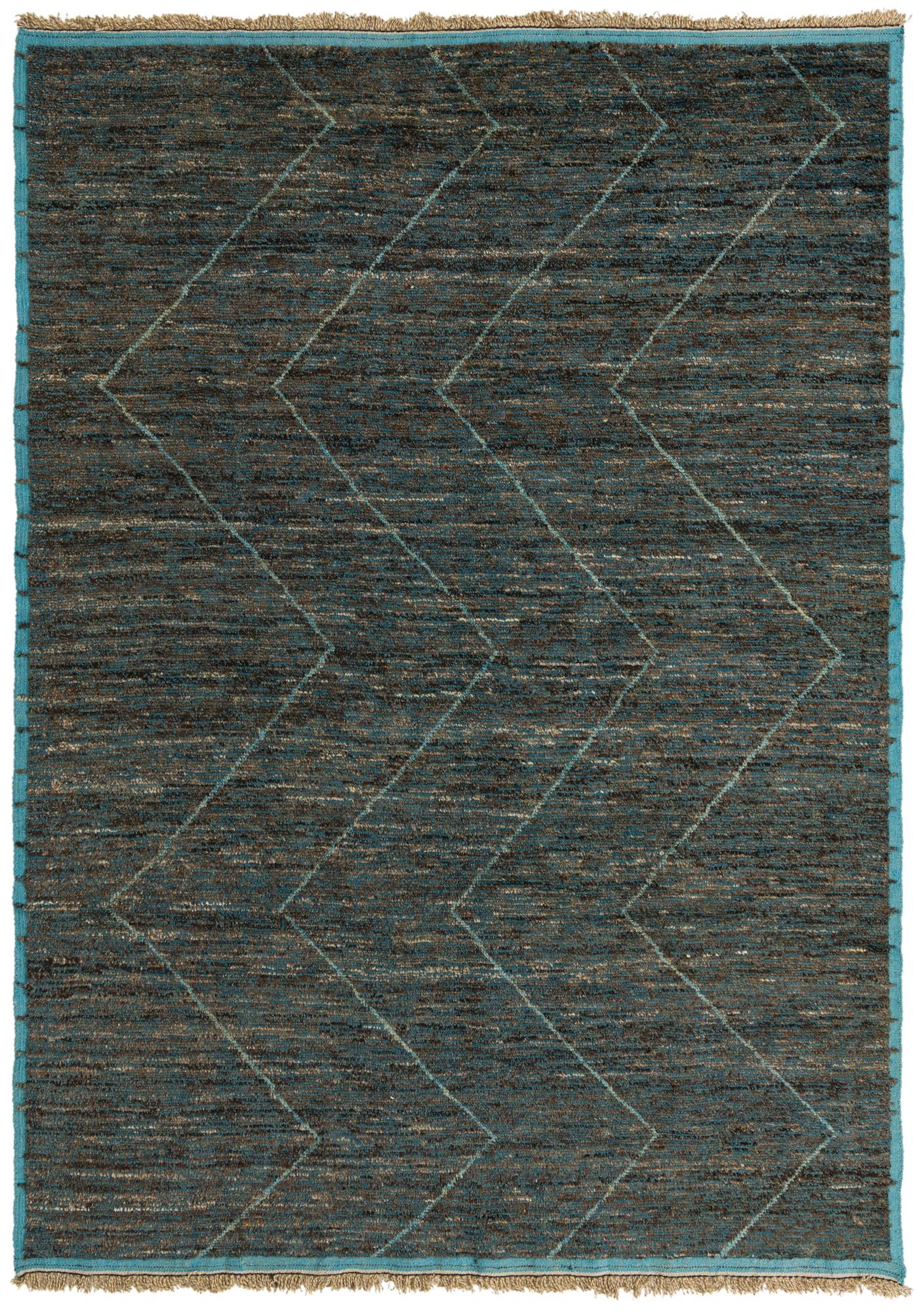 265cm x 385cm anudado a mano marroquí Alfombra Lana