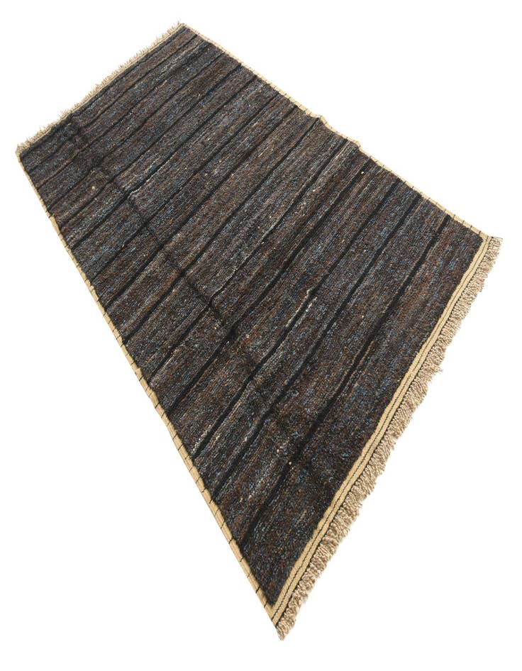 Detail image of 5' x 9'  Hand Knotted Moroccan Wool Rug