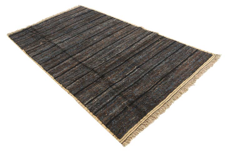 Detail image of 5' x 9' Hand Knotted Moroccan Wool Rug
