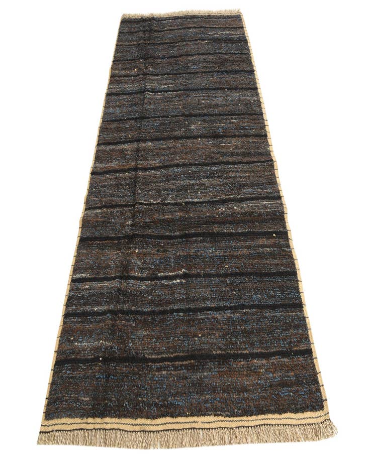 Detail image of 5' x 9'  Hand Knotted Moroccan Wool Rug