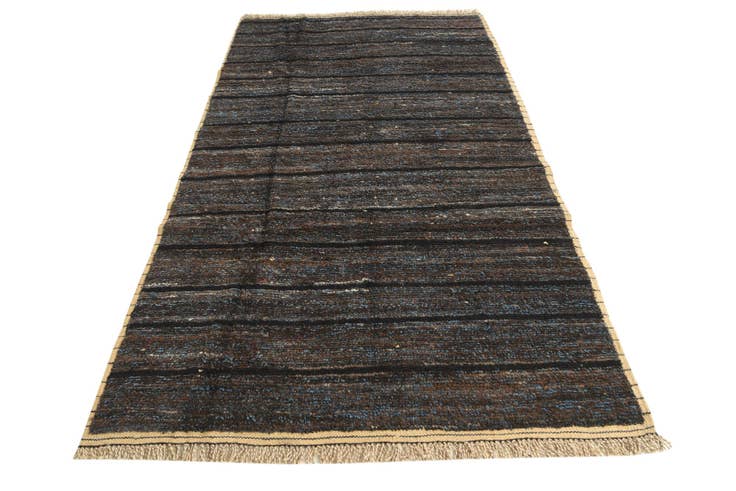 Detail image of 5' x 9' Hand Knotted Moroccan Wool Rug