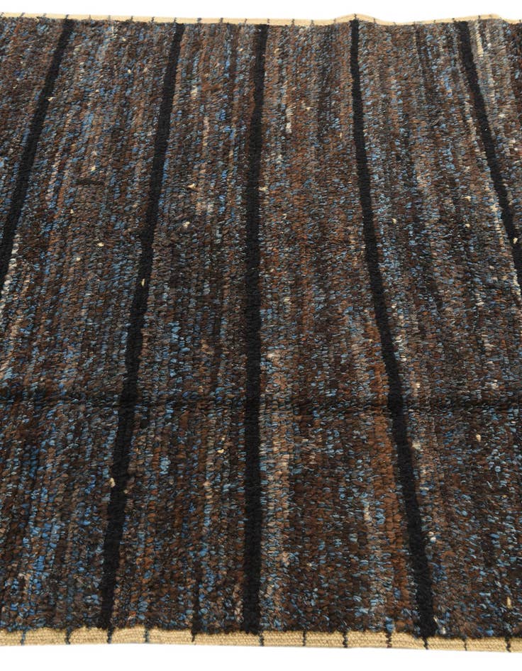 Detail image of 5' x 9'  Hand Knotted Moroccan Wool Rug