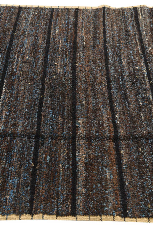 Detail image of 5' x 9' Hand Knotted Moroccan Wool Rug