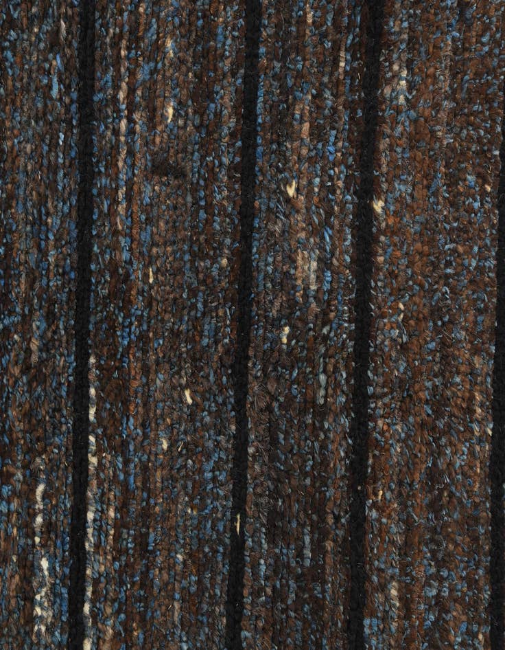 Detail image of 5' x 9'  Hand Knotted Moroccan Wool Rug