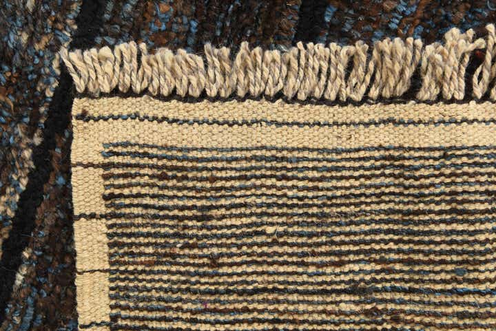 5' x 9' Hand Knotted Moroccan Wool Rug