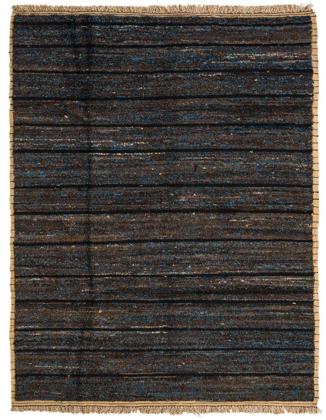 5' x 9' Hand Knotted Moroccan Wool Rug
