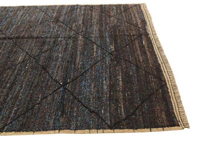 6' 6 x 9' 1 Hand Knotted Moroccan Wool Rug