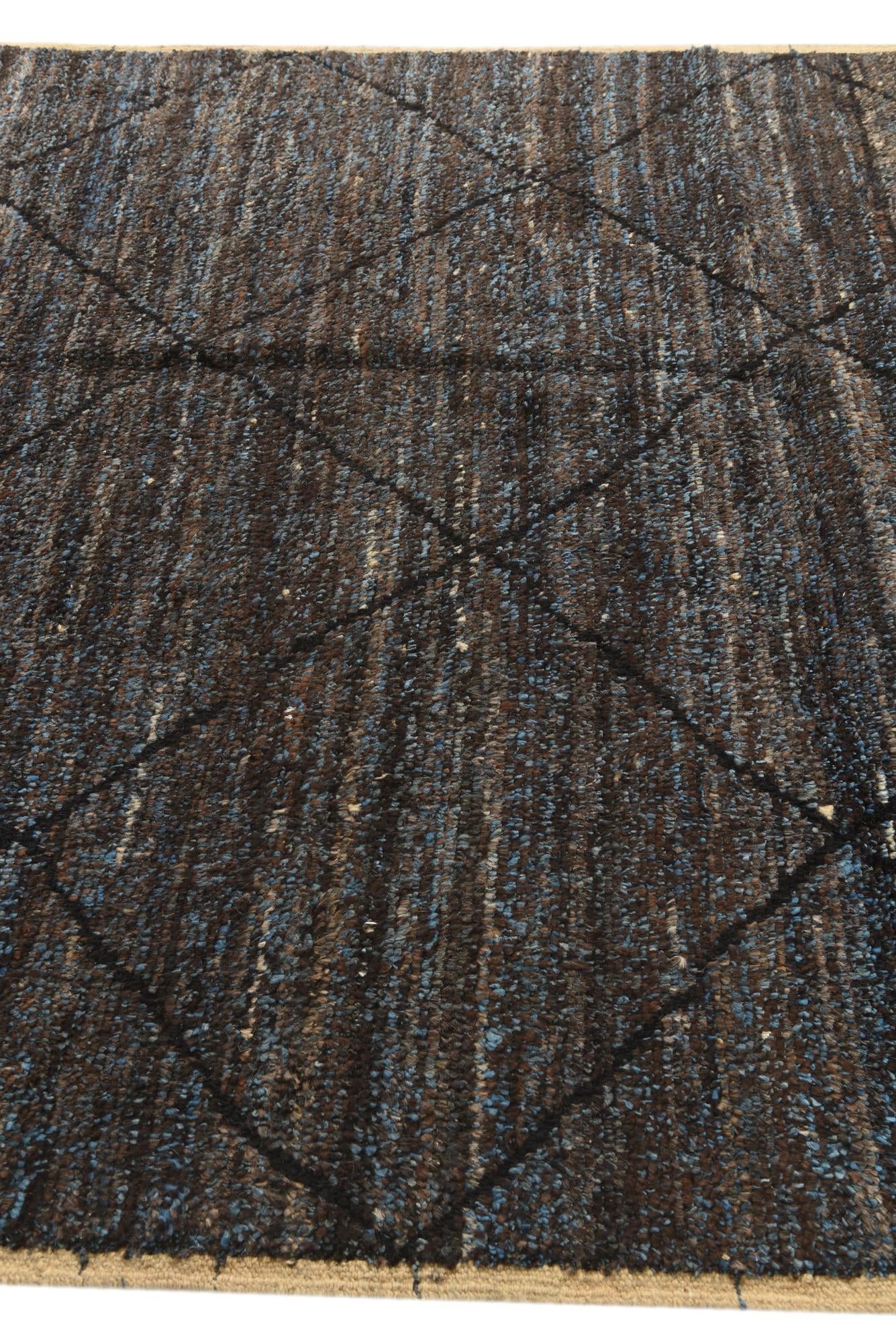 6' 6 x 9' 1 Hand Knotted Moroccan Wool Rug