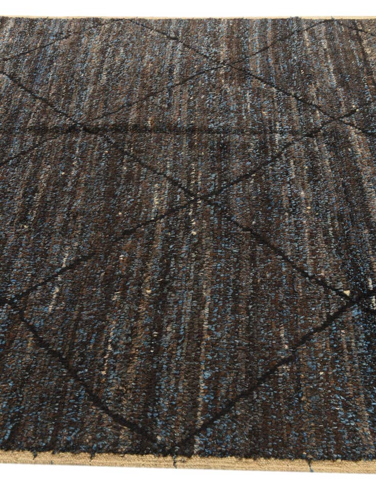 Detail image of 6' 6 x 9' 1 Hand Knotted Moroccan Wool Rug