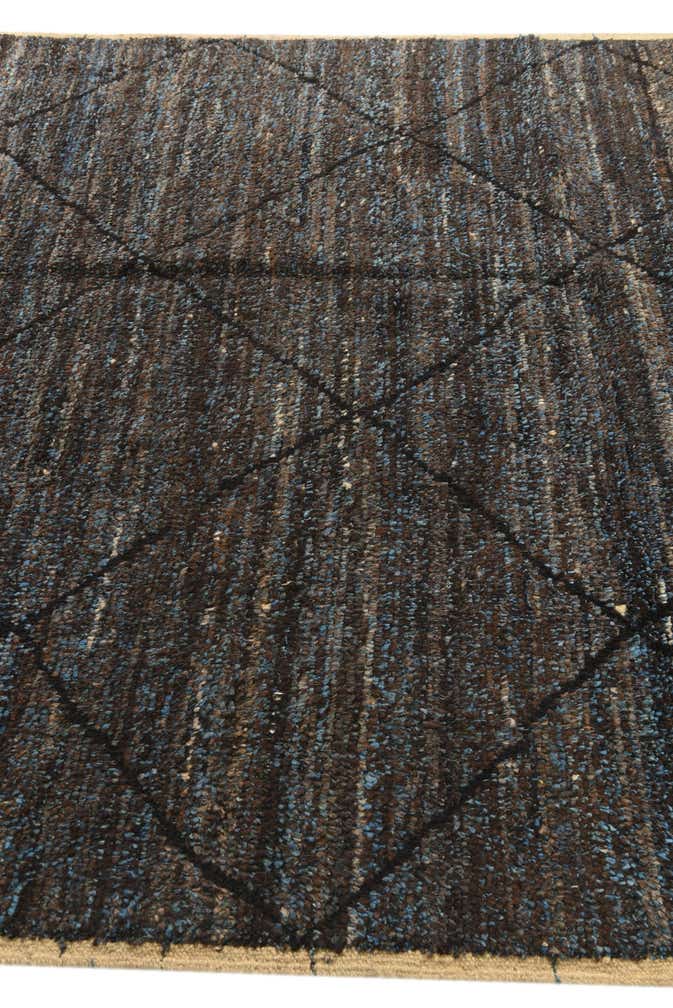 6' 6 x 9' 1 Hand Knotted Moroccan Wool Rug