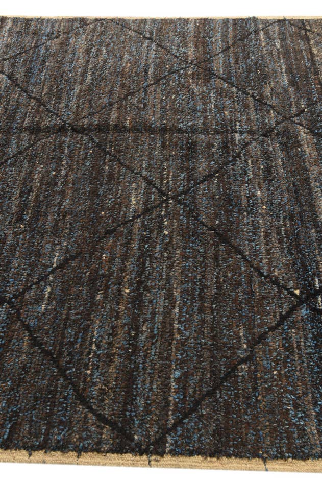 Detail image of 6' 6 x 9' 1 Hand Knotted Moroccan Wool Rug