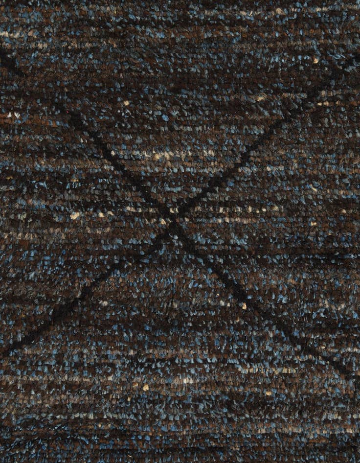 Detail image of 6' 6 x 9' 1  Hand Knotted Moroccan Wool Rug