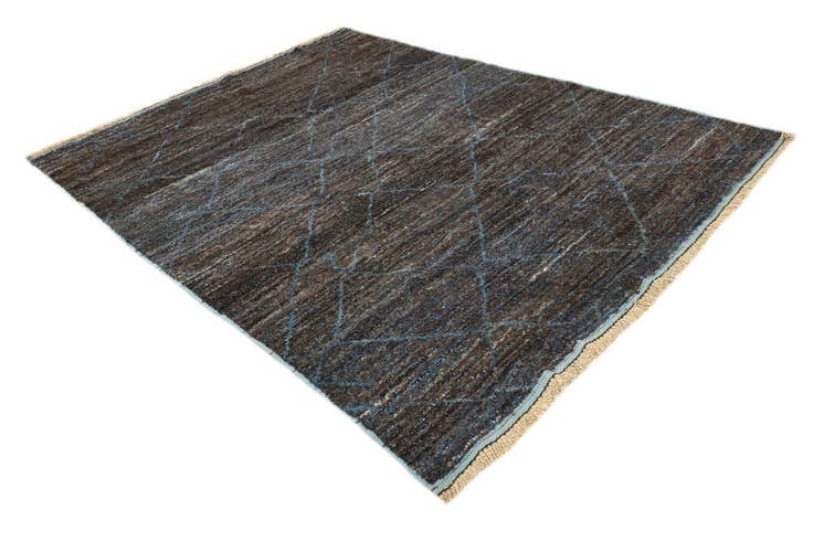 Detail image of 7' 10 x 10' 4 Hand Knotted Moroccan Wool Rug