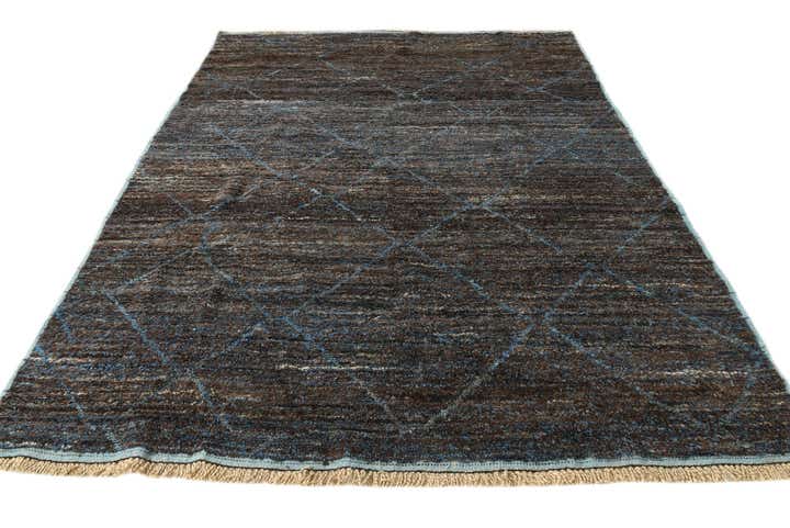 7' 10 x 10' 4 Hand Knotted Moroccan Wool Rug