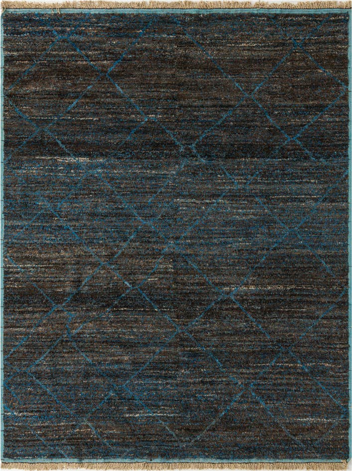 Detail image of 7' 10 x 10' 4 Hand Knotted Moroccan Wool Rug