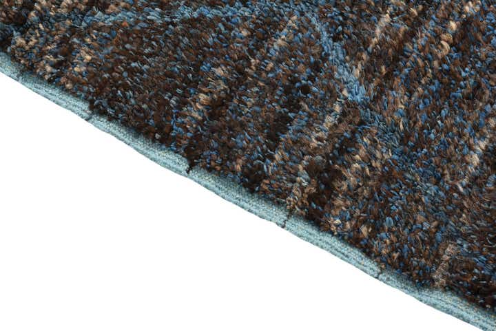 6' x 9' 4 Hand Knotted Moroccan Wool Rug