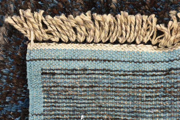 6' x 9' 4 Hand Knotted Moroccan Wool Rug