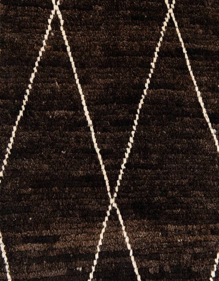 Detail image of 2' 9 x 5' 7  Hand Knotted Moroccan Wool Rug