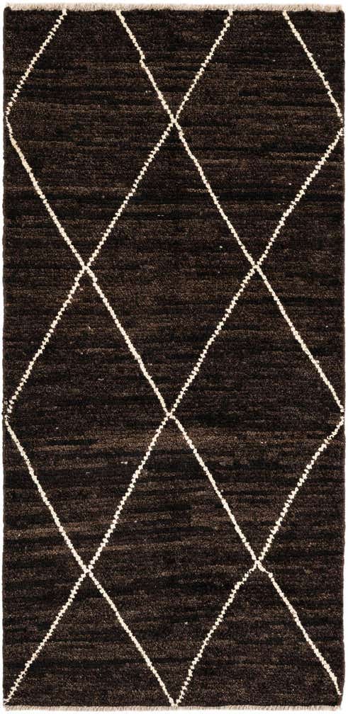2' 9 x 5' 7 Hand Knotted Moroccan Wool Rug