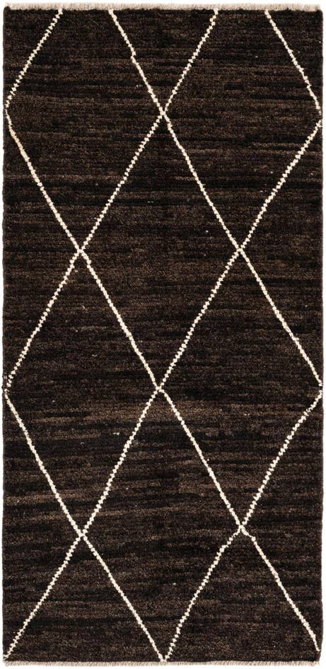 Detail image of 2' 9 x 5' 7 Hand Knotted Moroccan Wool Rug