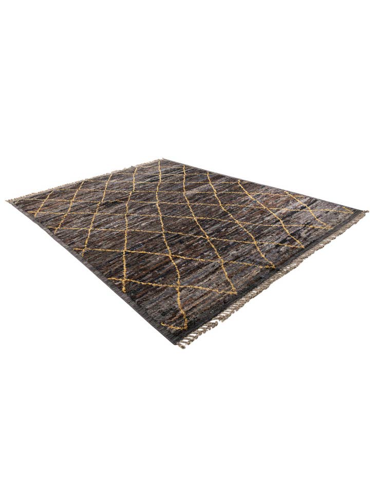 Detail image of 8' 6 x 11' 3 Hand Knotted Moroccan Wool Rug