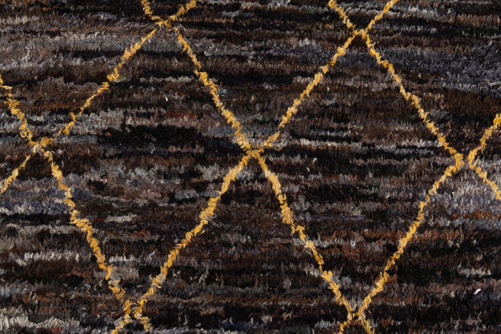 8' 6 x 11' 3 Hand Knotted Moroccan Wool Rug
