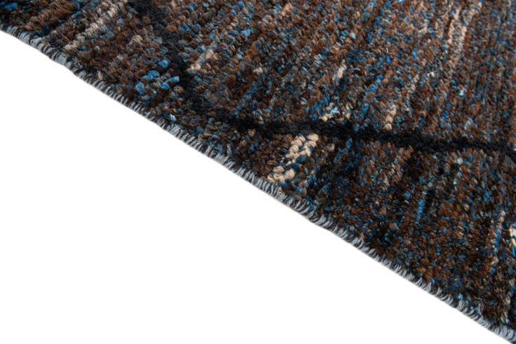 Detail image of 6' 1 x 9' 1 Hand Knotted Moroccan Wool Rug