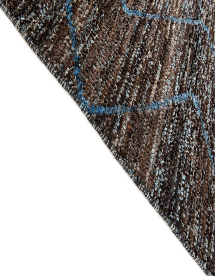 Detail image of 5' 1 x 8' 3  Hand Knotted Moroccan Wool Rug