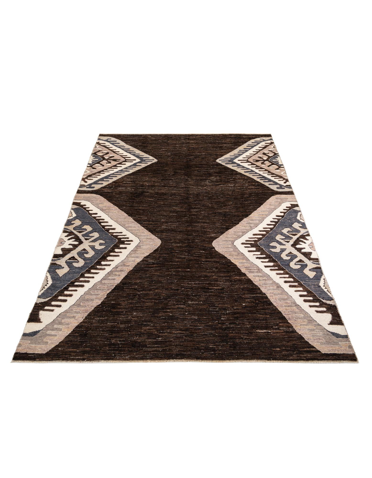 9' 10 x 13' 8 Hand Knotted Moroccan Wool Rug