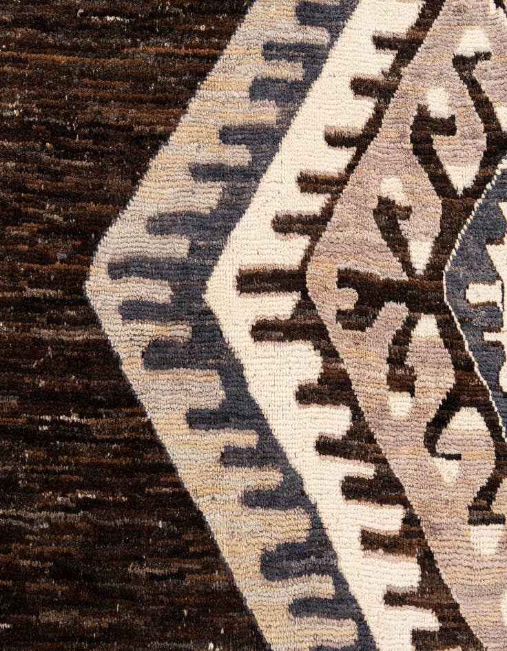 Detail image of 9' 10 x 13' 8  Hand Knotted Moroccan Wool Rug
