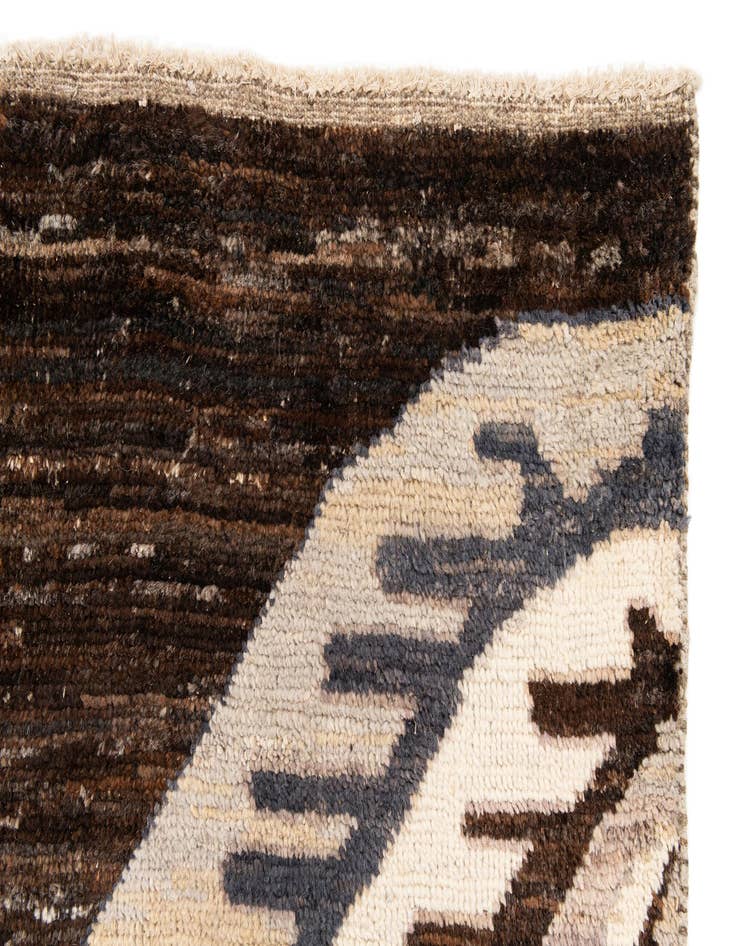 Detail image of 9' 10 x 13' 8  Hand Knotted Moroccan Wool Rug