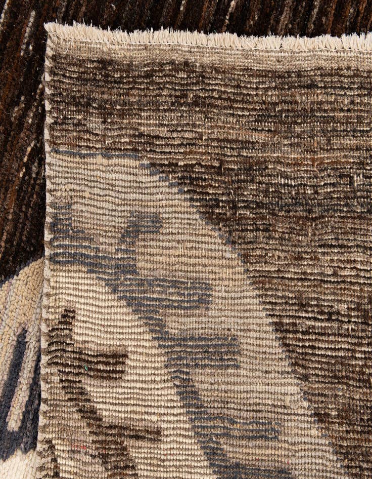 Detail image of 9' 10 x 13' 8  Hand Knotted Moroccan Wool Rug