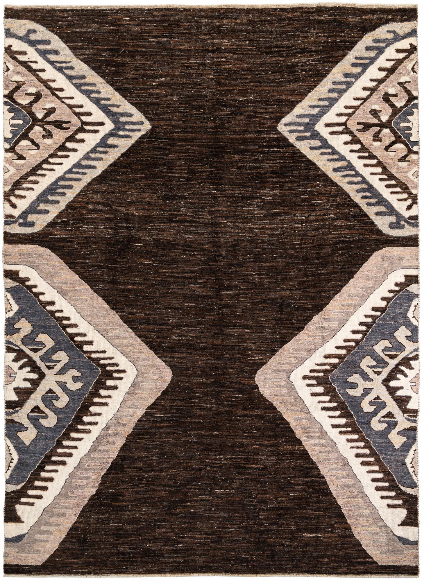 9' 10 x 13' 8 Hand Knotted Moroccan Wool Rug