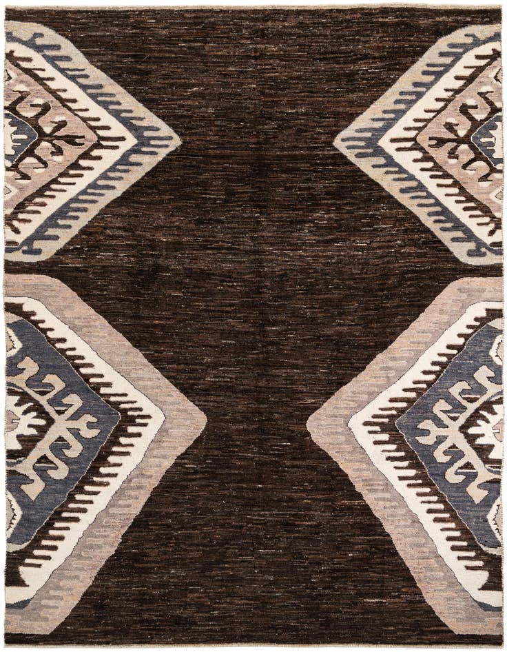 Detail image of 9' 10 x 13' 8 Hand Knotted Moroccan Wool Rug