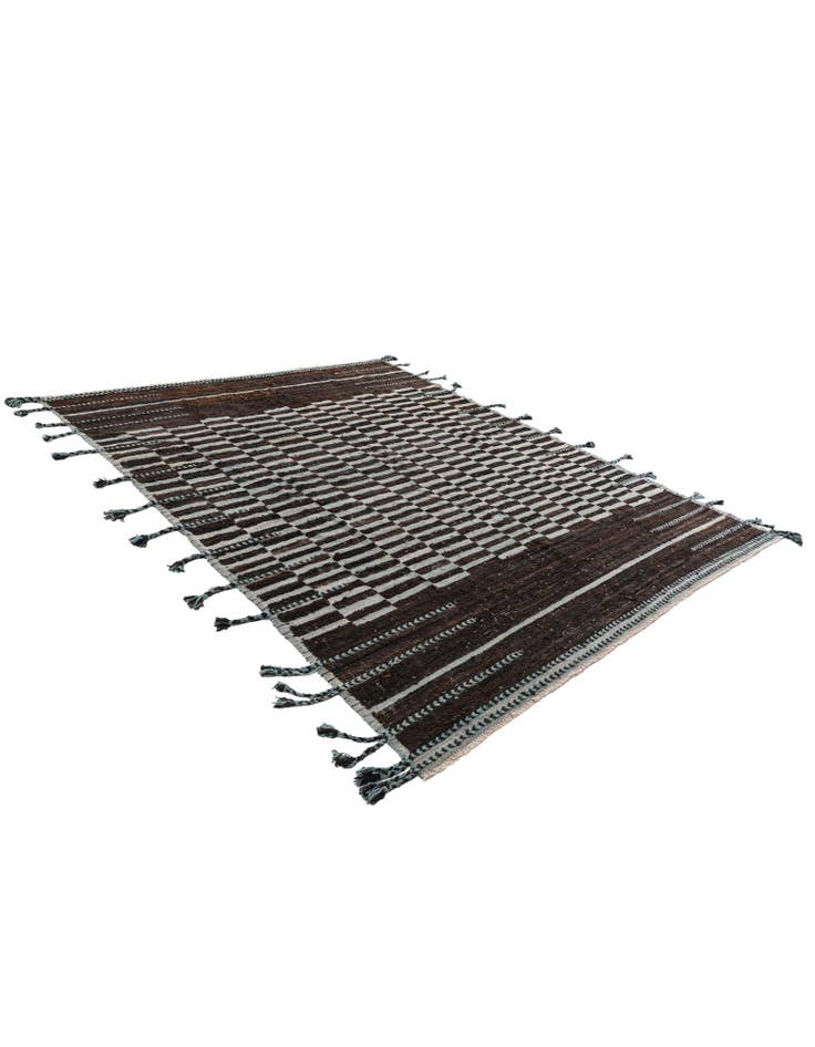 Detail image of 8' 1 x 10' 3  Hand Knotted Moroccan Wool Rug