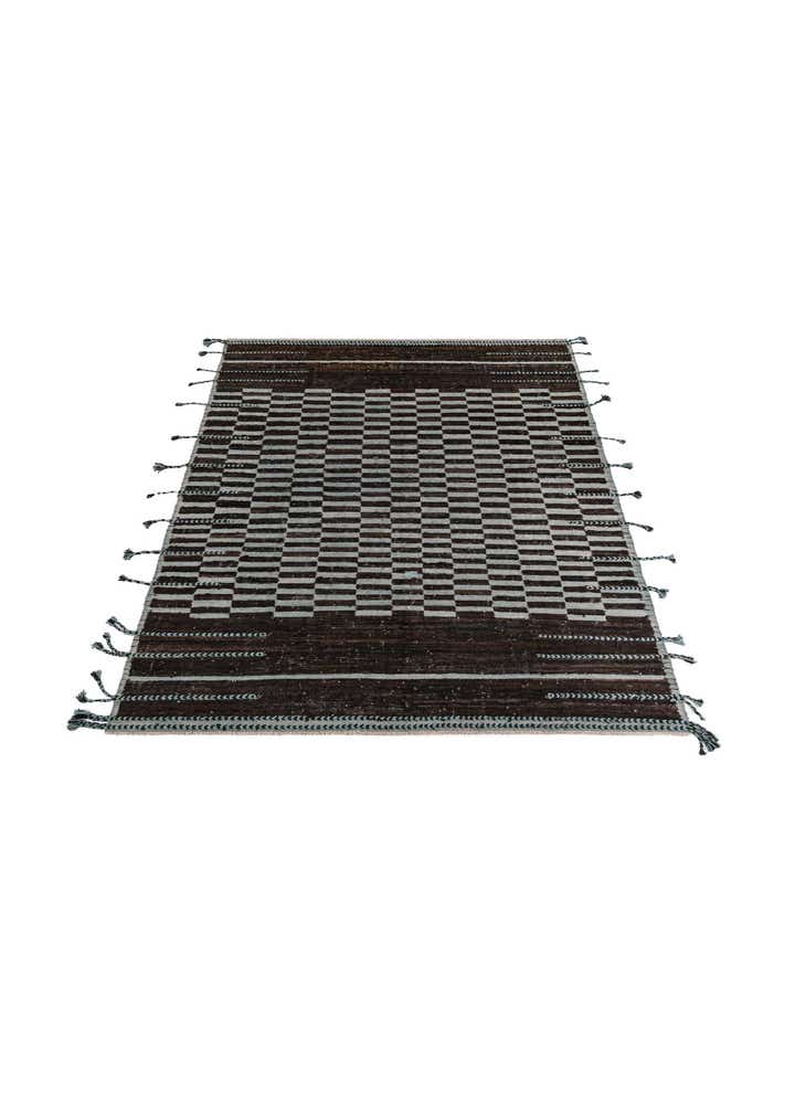 8' 1 x 10' 3 Hand Knotted Moroccan Wool Rug