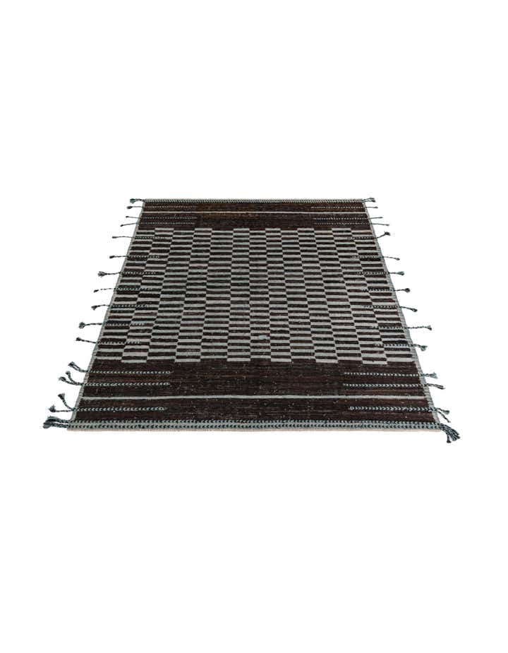8' 1 x 10' 3 Hand Knotted Moroccan Wool Rug