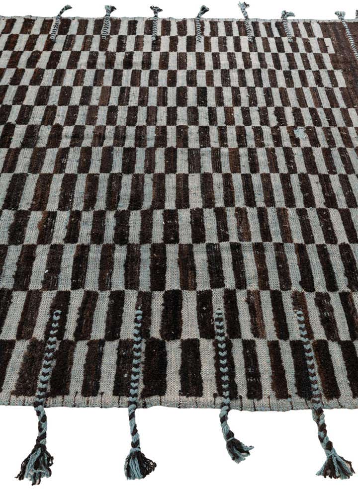 8' 1 x 10' 3 Hand Knotted Moroccan Wool Rug