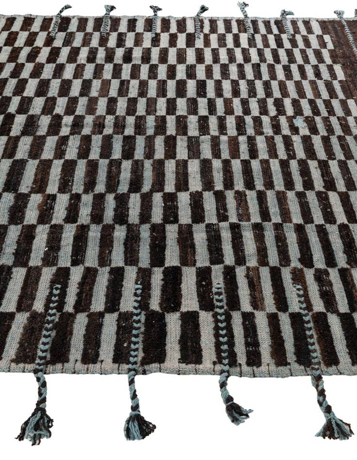 Detail image of 8' 1 x 10' 3 Hand Knotted Moroccan Wool Rug