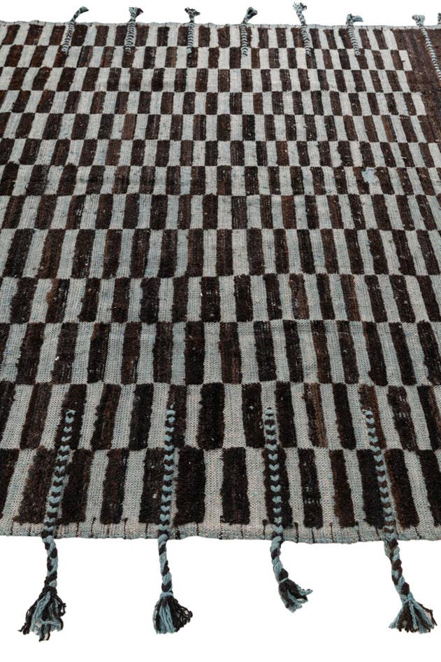 Detail image of 8' 1 x 10' 3 Hand Knotted Moroccan Wool Rug