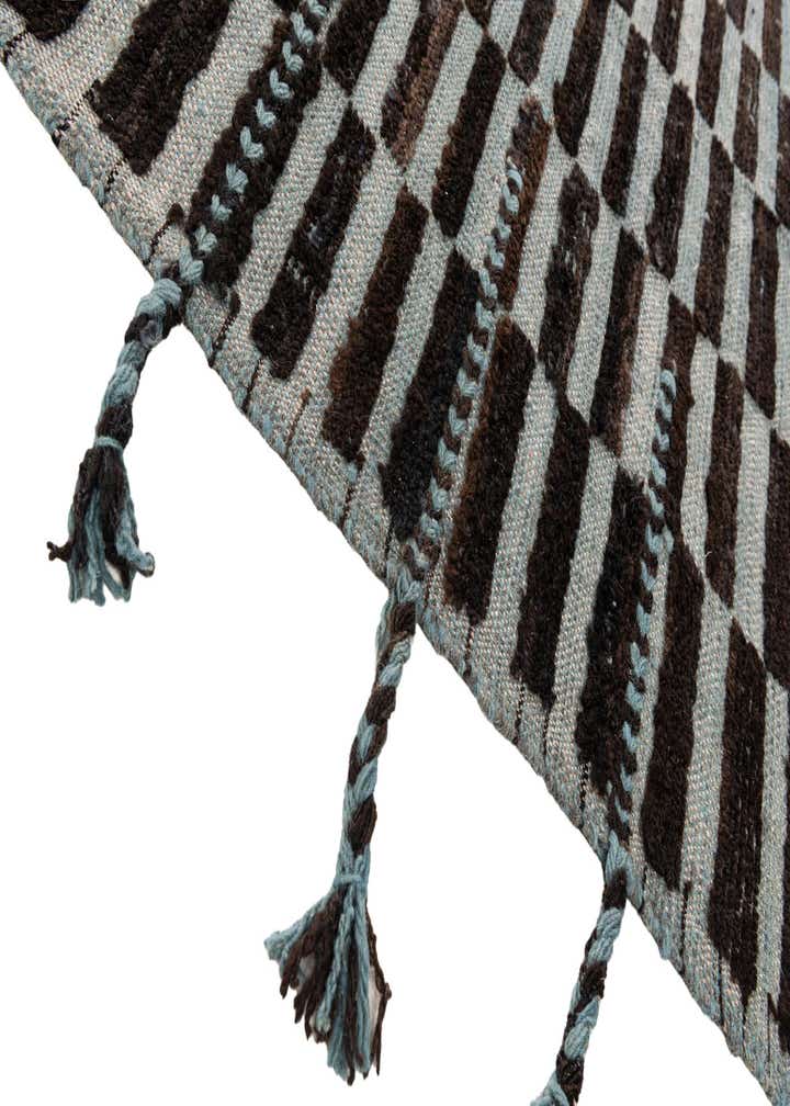 8' 1 x 10' 3 Hand Knotted Moroccan Wool Rug