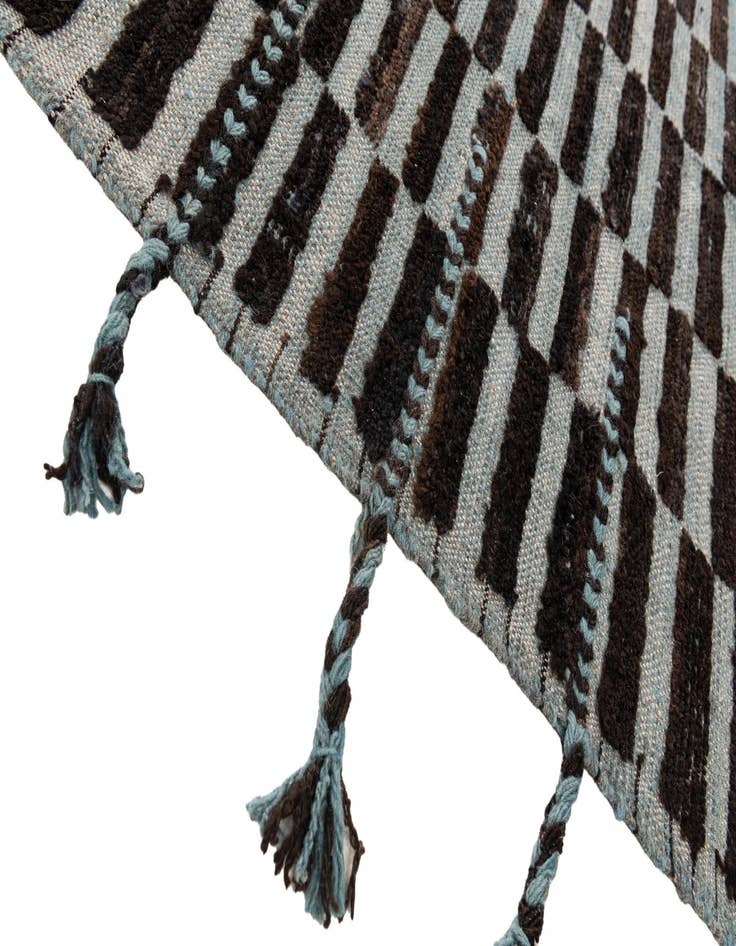 Detail image of 8' 1 x 10' 3 Hand Knotted Moroccan Wool Rug