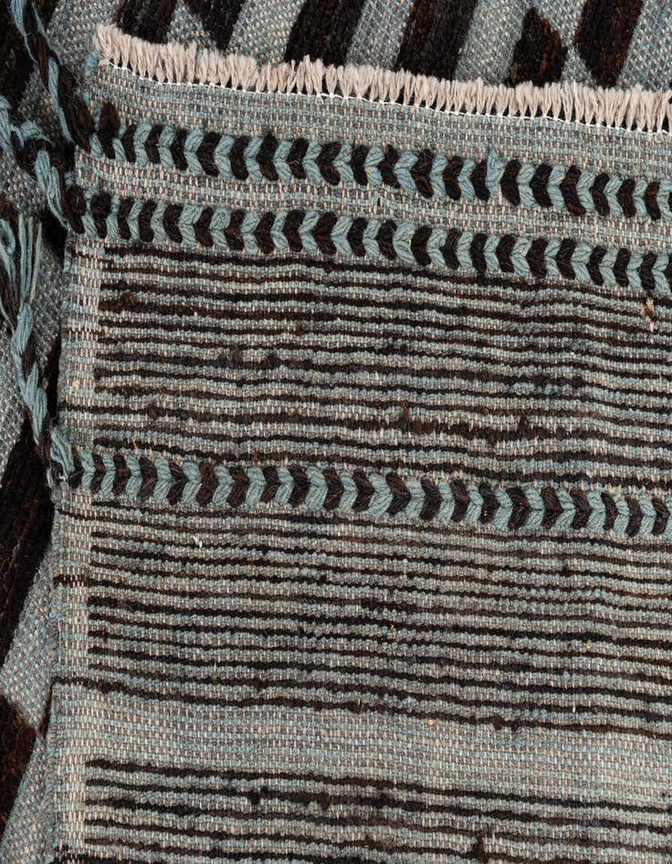 Detail image of 8' 1 x 10' 3  Hand Knotted Moroccan Wool Rug