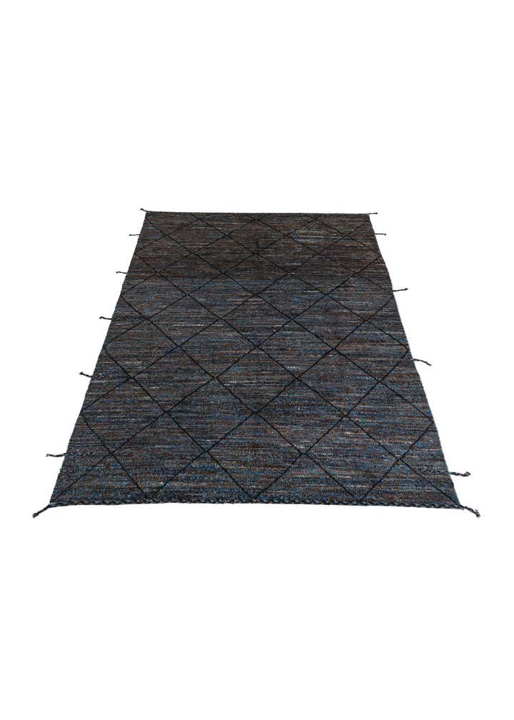 7' 7 x 10' Hand Knotted Moroccan Wool Rug