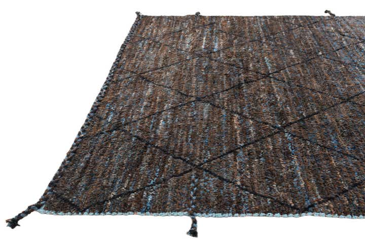 7' 7 x 10' Hand Knotted Moroccan Wool Rug