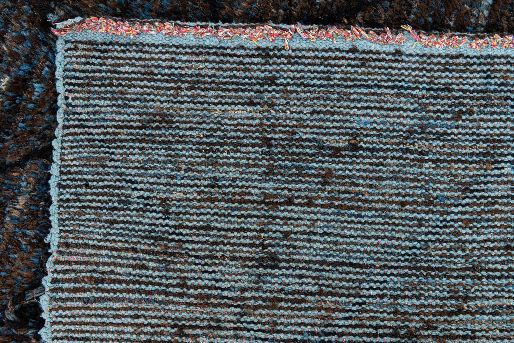 7' 7 x 10' Hand Knotted Moroccan Wool Rug