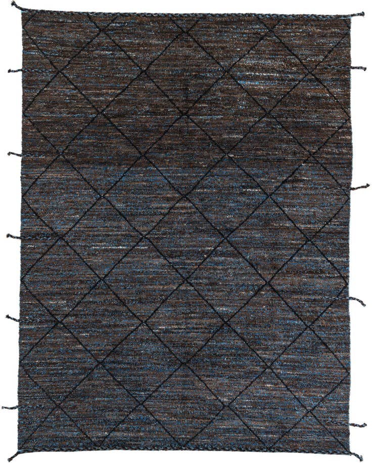 Detail image of 7' 7 x 10' Hand Knotted Moroccan Wool Rug